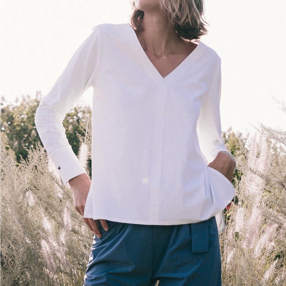Aday Something Tailored Shirt in White - Size Large